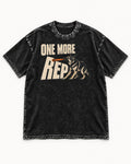 One More Rep Tug German Shepherd Dog Graphic Washed Tee in Black, flat lay product photo