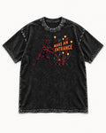 Boxer Make an Entrance Washed Tee in Black, flat lay product photo