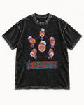 Pomeranian Take Five Choreography Cycle Graphic Washed Tee in Black, flat lay product photo