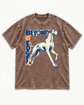 Great Dane Beyond the Edge Washed Tee in Coffee, flat lay product photo